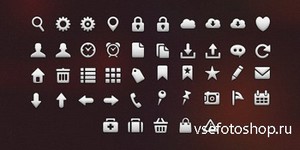 5 iOS Tab Bar Icons (PSD and PNG)