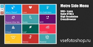 CodeCanyon - Metro Style Side Menu