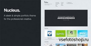ThemeForest - Nucleus v1.1 - Sleek WordPress Portfolio Theme