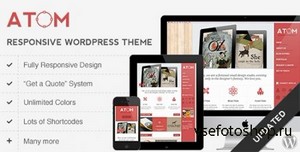 ThemeForest - Atom v3.5 - A Design Studio Full Resposive WordPress - FULL