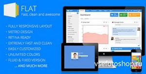 ThemeForest - FLAT - Responsive Admin Template - RIP