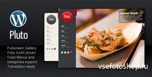 ThemeForest - Pluto v1.9 Fullscreen Cafe and Restaurant