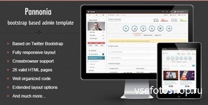 ThemeForest - Pannonia - fully responsive admin template - RIP