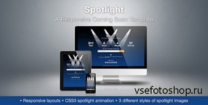 ThemeForest - Spotlight - A Responsive Coming Soon Template - RIP