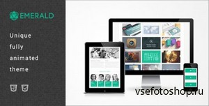 ThemeForest - Emerald - Single Page HTML5/CSS3 Portfolio Theme