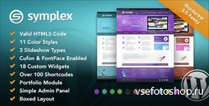 ThemeForest - Symplex v1.9.4 Premium & Portfolio Wordpress Theme for Creati ...