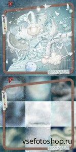 Scrap Set - Dream with Me PNG and JPG Files