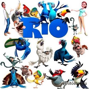 Photoshop клипарт RIO (Рио)
