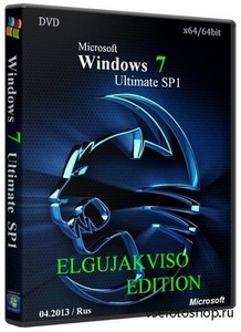 Windows 7 Ultimate SP1 Elgujakviso Edition 04.2013 (2013/x64)