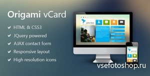ThemeForest - Origami - Metro Inspired Vcard - RIP