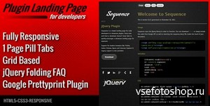 ThemeForest - Sequence - Landing Page for Plugin Developers - RIP