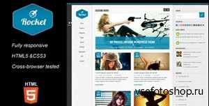 ThemeForest - Rocket Magazine HTML5 Template - RIP
