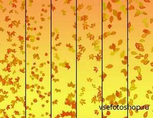 Falling Leaves - Autumn Brushes For Photoshop