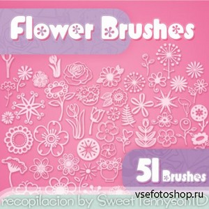 51 Flower Brushes