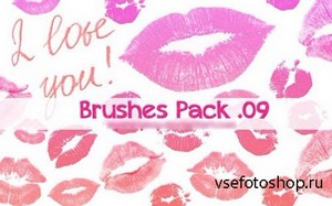 Brushes Pack .09 - Kisses