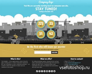 ThemeForest - Coming Soon Responsive - Construction Area - RIP