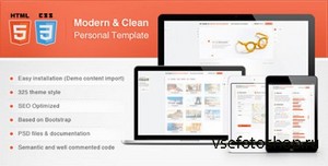 ThemeForest - Modern & Clean Personal Template - RIP