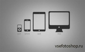 PSD Icons - Excellent iOS Devices