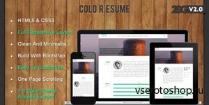 ThemeForest - Colo Resume - Responsive CV - RIP