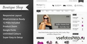 ThemeForest - Boutique Shop v1.4.3 - Responsive WooCommerce Theme