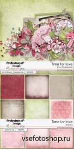 Scrap Set - Time For Love PNG and JPG Files