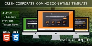 ThemeForest - Green Corporate Under Construction Template - RIP