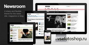 ThemeForest - Newsroom v1.4 - Responsive News & Magazine Theme
