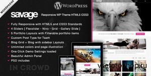 ThemeForest - Savage v1.3 - Responsive Wordpress Theme