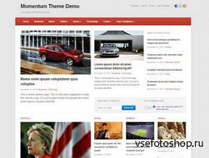 WPZoom - Momentum v1.0 - Premium Theme for WordPress