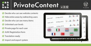 CodeCanyon - PrivateContent v3.1 - Multilevel Content Plugin