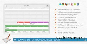 CodeCanyon - Booking System PRO (WordPress Plugin)