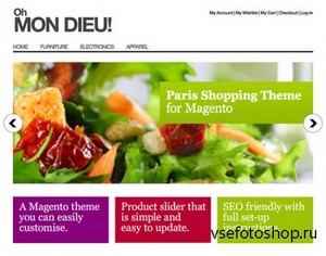 ThemeForest - Oh Mon Dieu! - Minimal Magento Theme