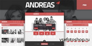 Andreas PSD Template - ThemeForest