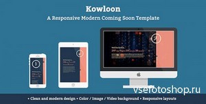 ThemeForest - Kowloon - A Responsive Modern Coming Soon Template