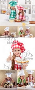 Happy little chef /    - Photo stock