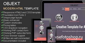 ThemeForest - Objekt - Creative HTML Template