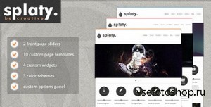 ThemeForest - splaty v1.13 - Portfolio-Blog WordPress Theme