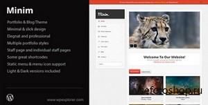 ThemeForest - Minim v1.5 - Portfolio/Small Business WordPress Theme