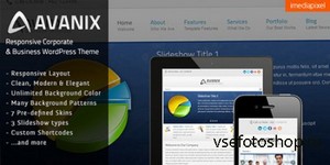 ThemeForest - Avanix v1.2 - Responsive Business WordPress Theme