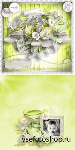 Scrap Set - Delicious Freshness PNG and JPG Files