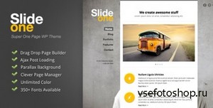 ThemeForest - Slide One v1.0.6 - One Page Parallax, Ajax WP Theme