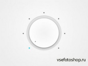 Dial Button PSD Source