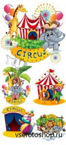 Bright circus / Яркий цирк - Vector stock
