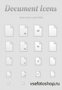 PSD Source - Icons Documents