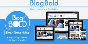 ThemeForest - Blogbold v1.0 - Responsive Metro Blogmagnews Theme