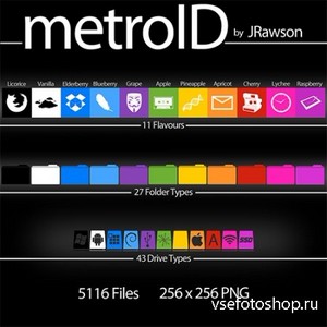 MetroID Icons Set - 5116 total icon