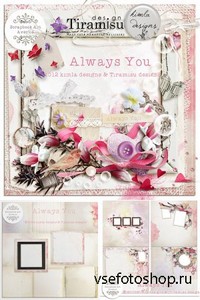 Scrap Set - Always You PNG and JPG Files