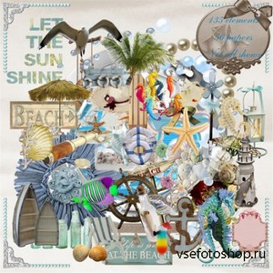 Scrap Set - Let The Sunshine PNG and JPG Files