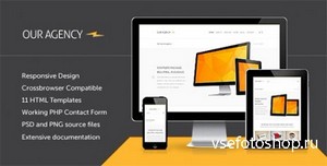 ThemeForest - Our Agency - Responsive Portfolio HTML Template - RIP