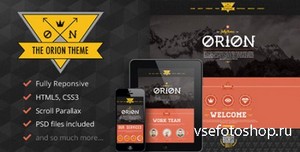 ThemeForest - Orion Responsive Parallax One Page Portfolio - RIP